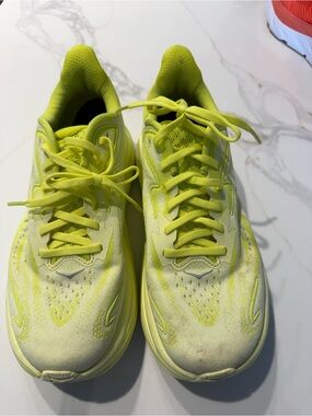 Hoka One One Neon Yellow Athletic Running Shoes